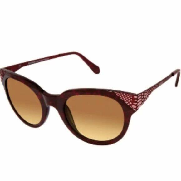 Balmain copper colored 53mm Modified Cat Eye Sunglasses - Picture 1 of 6